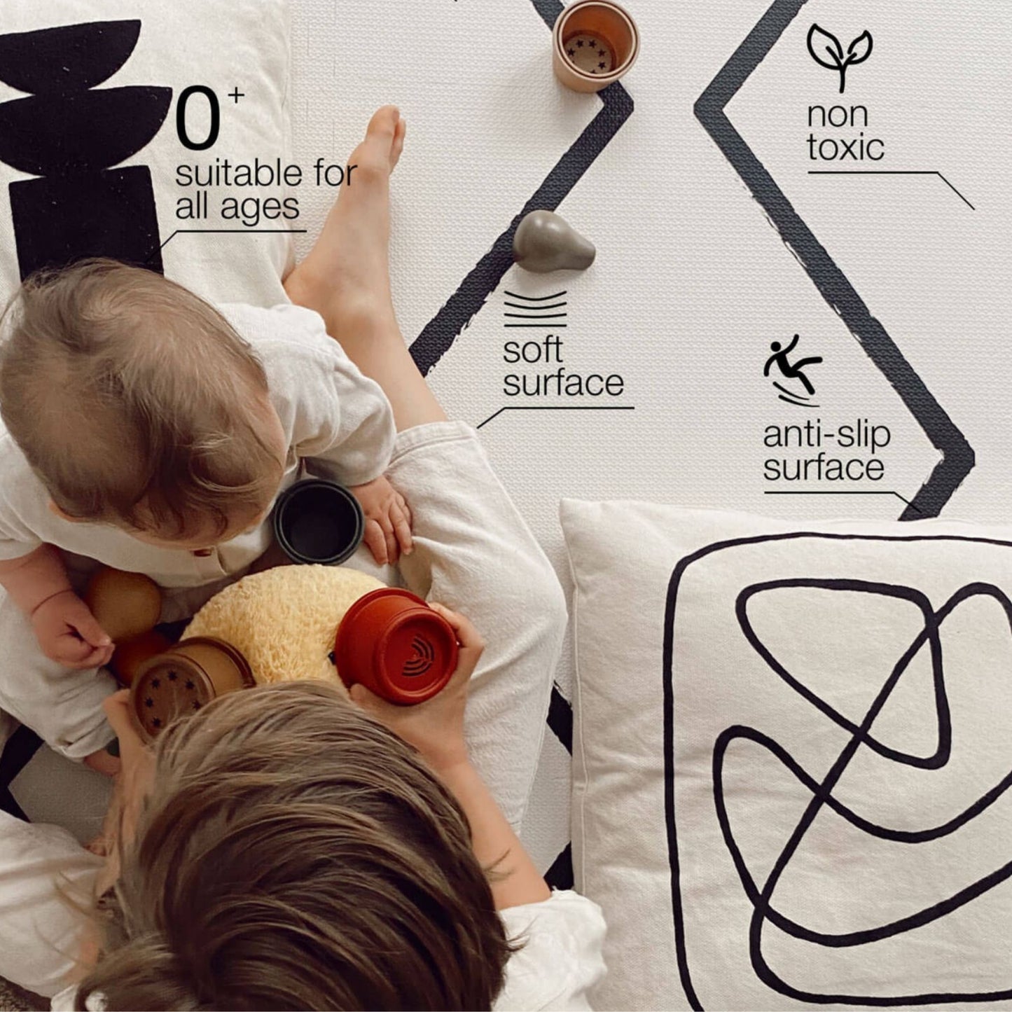 Beni - Ecru - Play mat