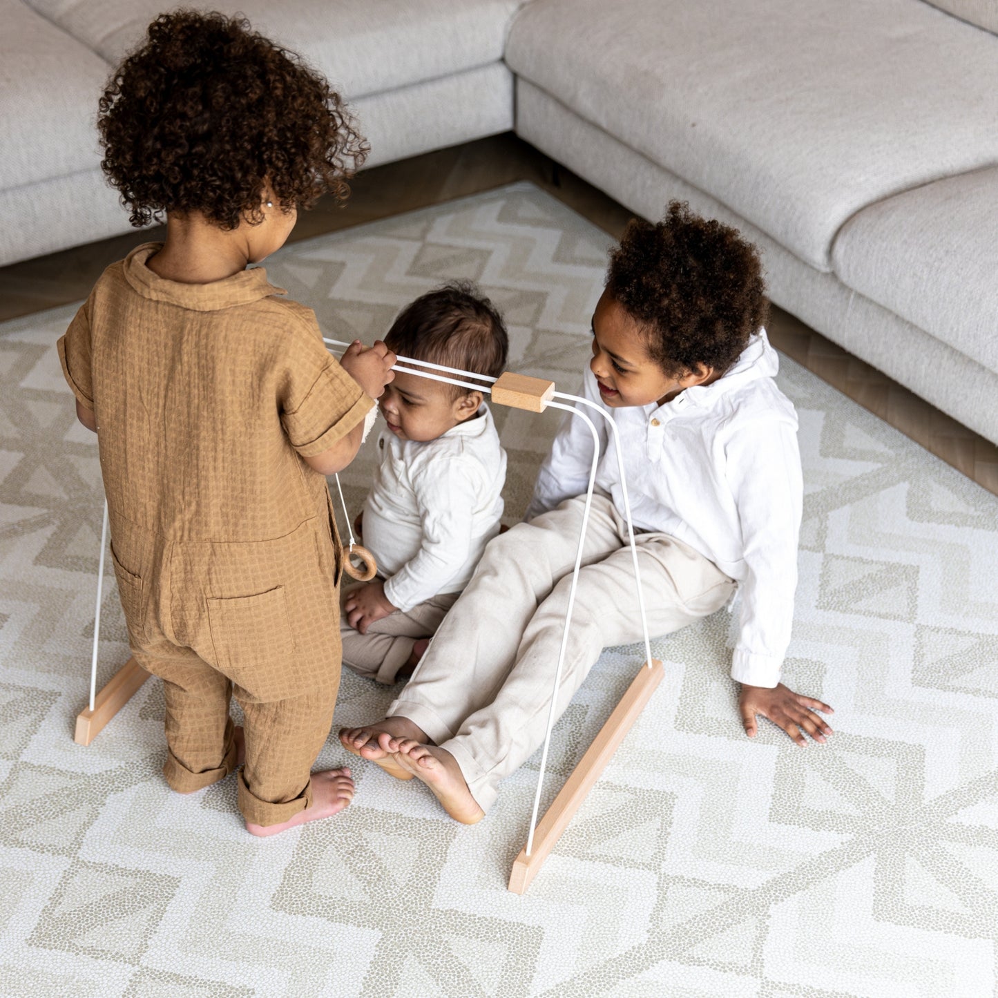 Kilim - Feather Gray - Play mat